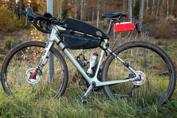 Bicycle equipped with TrafficLogger